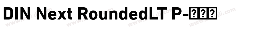 DIN Next RoundedLT P字体转换